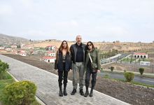 Prezident İlham Əliyev və Birinci xanım Mehriban Əliyeva Tərtər rayonuna səfər ediblər (FOTO/VİDEO) (YENİLƏNİB-2)