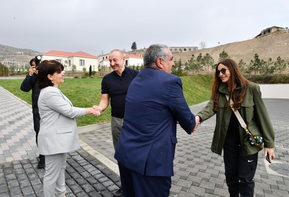 Prezident İlham Əliyev və Birinci xanım Mehriban Əliyeva Tərtər rayonuna səfər ediblər (FOTO/VİDEO) (YENİLƏNİB-2)