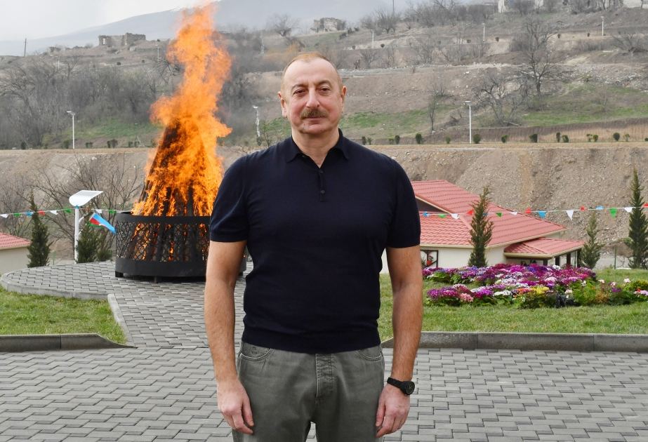Prezident İlham Əliyev: Qırx dörd gün ərzində mənfur düşməni torpaqlarımızdan qovmağımız çoxəsrlik Azərbaycan tarixinin ən parlaq səhifəsidir