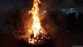 Şuşada bayram tonqalı qalanıb (FOTO)