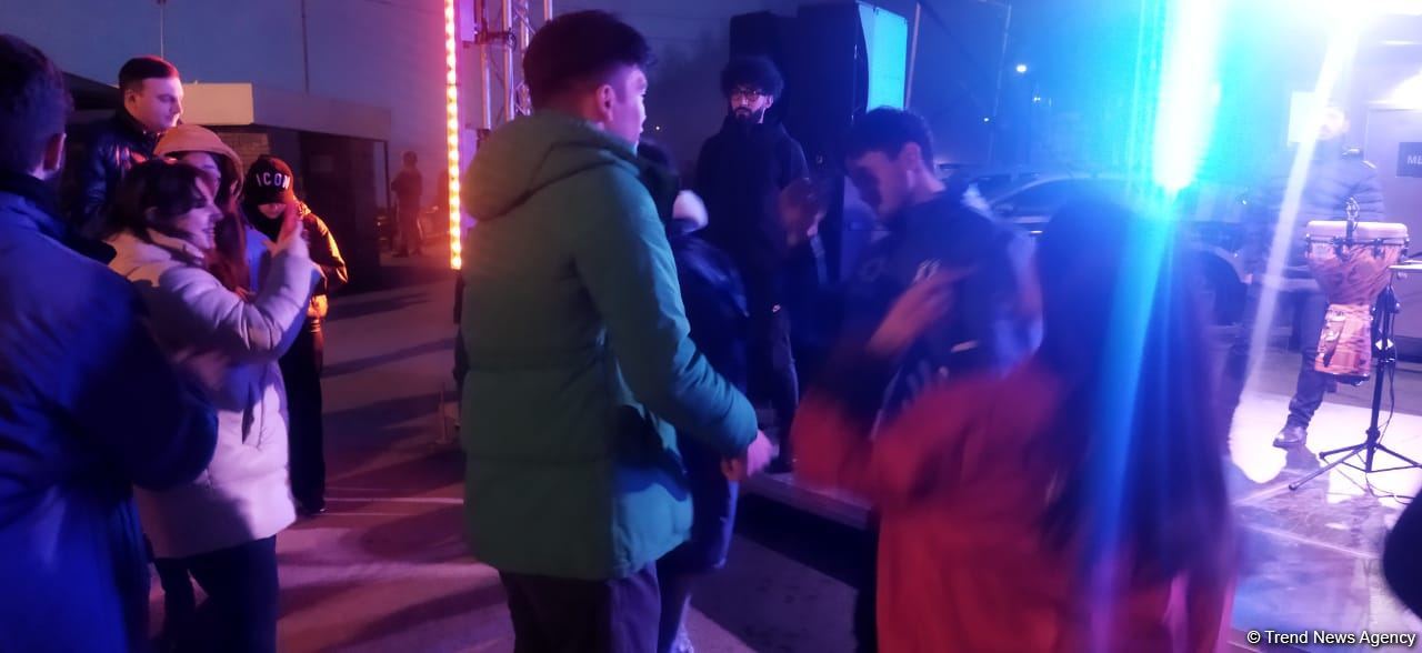 Şuşada bayram tonqalı qalanıb (FOTO)