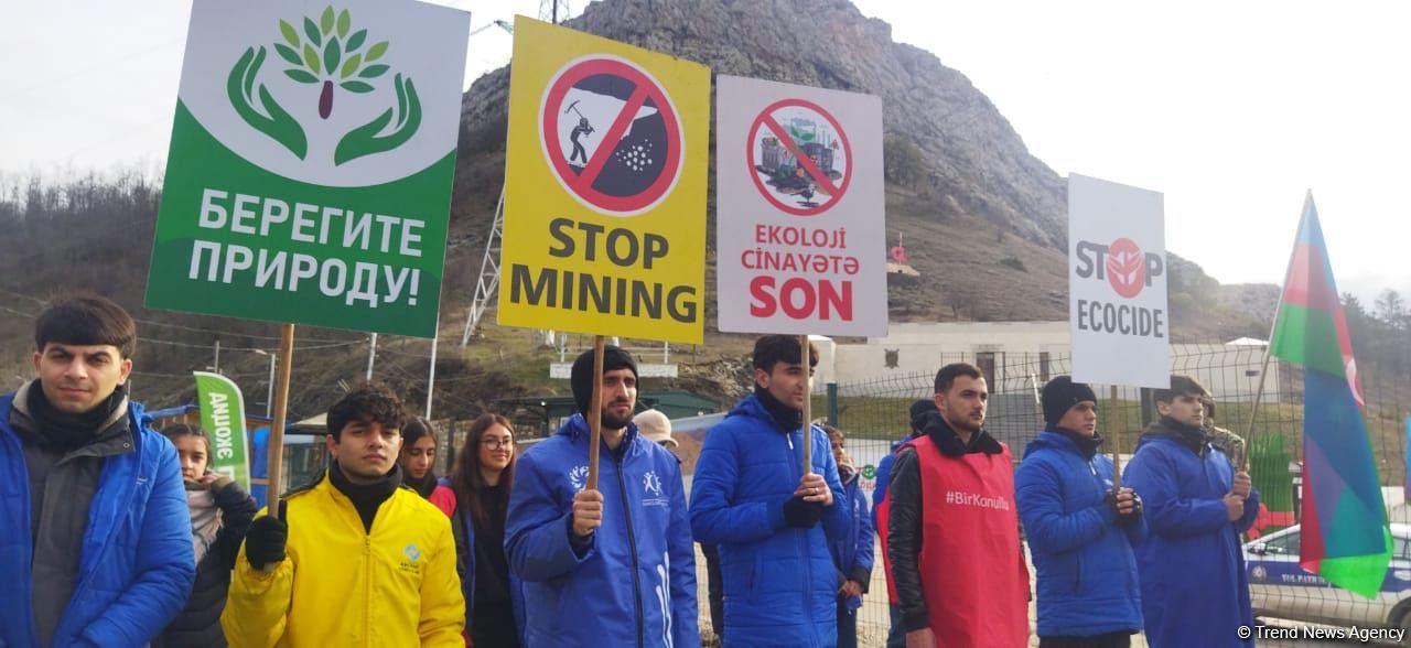 Laçın-Xankəndi yolunda etiraz aksiyası 101 gündür davam edir (FOTO)