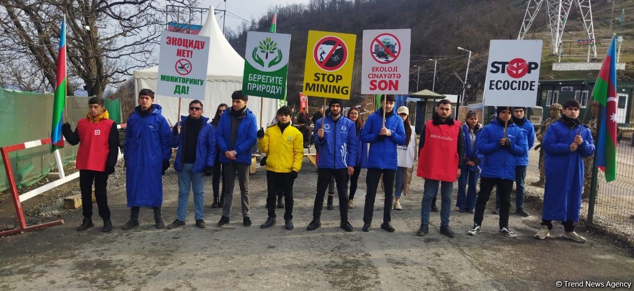 Laçın-Xankəndi yolunda etiraz aksiyası 101 gündür davam edir (FOTO)