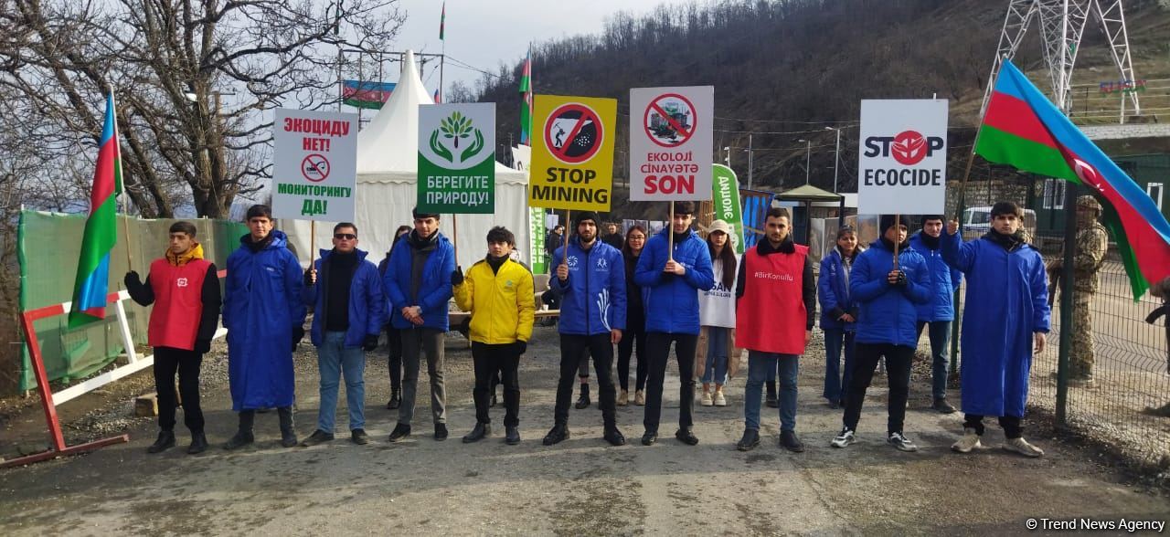 Laçın-Xankəndi yolunda etiraz aksiyası 101 gündür davam edir (FOTO)