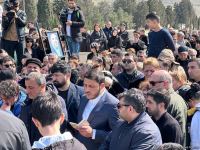 Qəzada həlak olan Oqtay Əliyev dəfn olunub (FOTO)