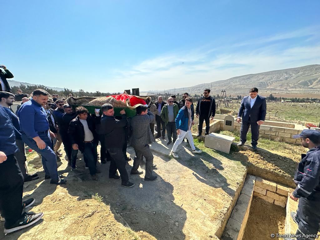 Qəzada həlak olan Oqtay Əliyev dəfn olunub (FOTO)