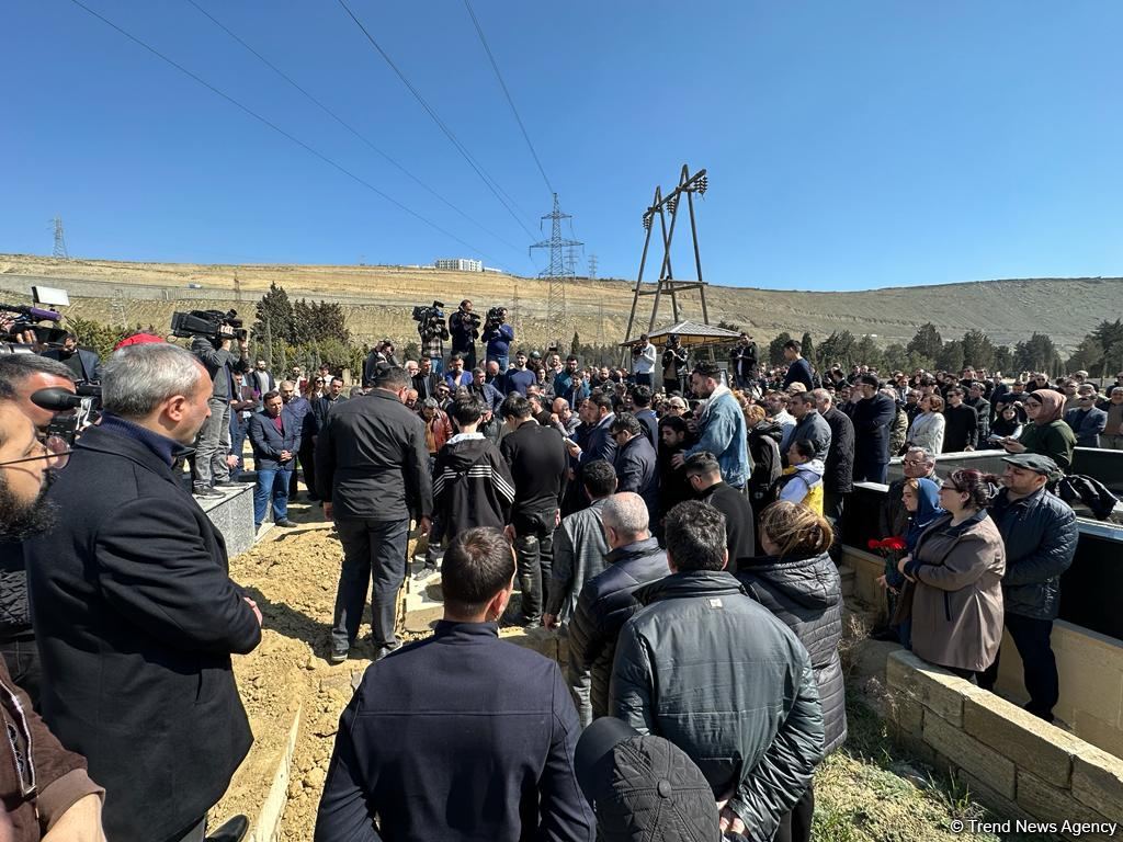 Qəzada həlak olan Oqtay Əliyev dəfn olunub (FOTO)