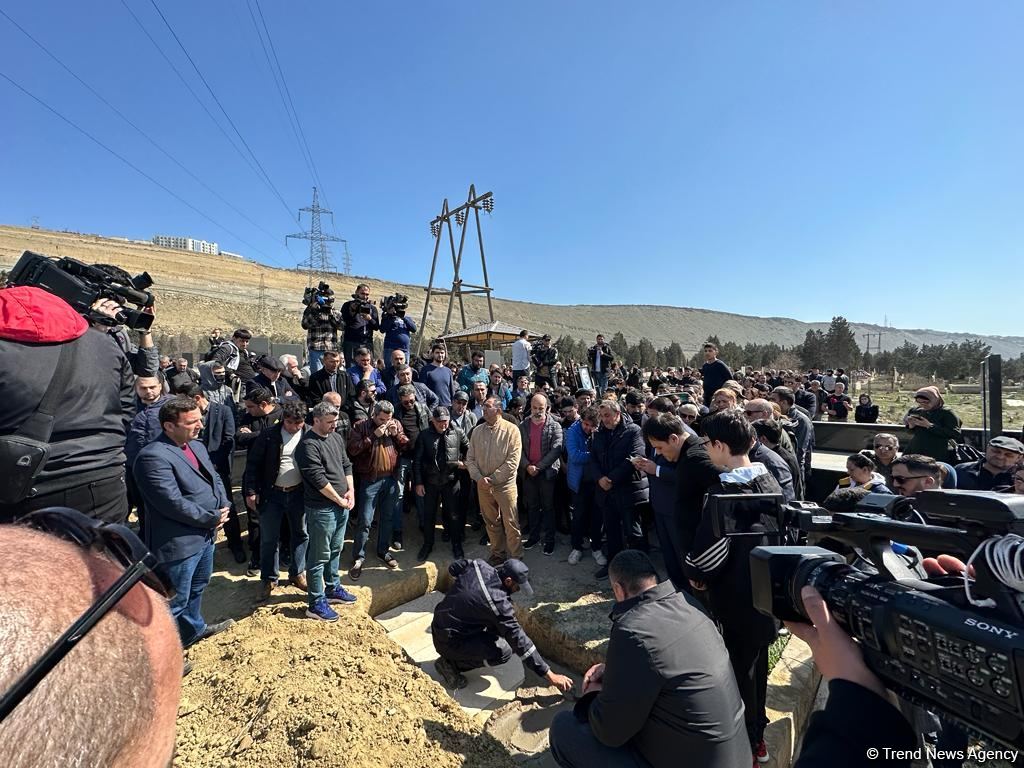 Qəzada həlak olan Oqtay Əliyev dəfn olunub (FOTO)