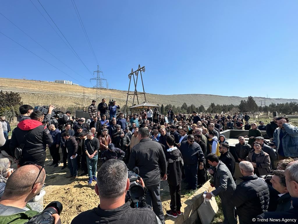 Qəzada həlak olan Oqtay Əliyev dəfn olunub (FOTO)
