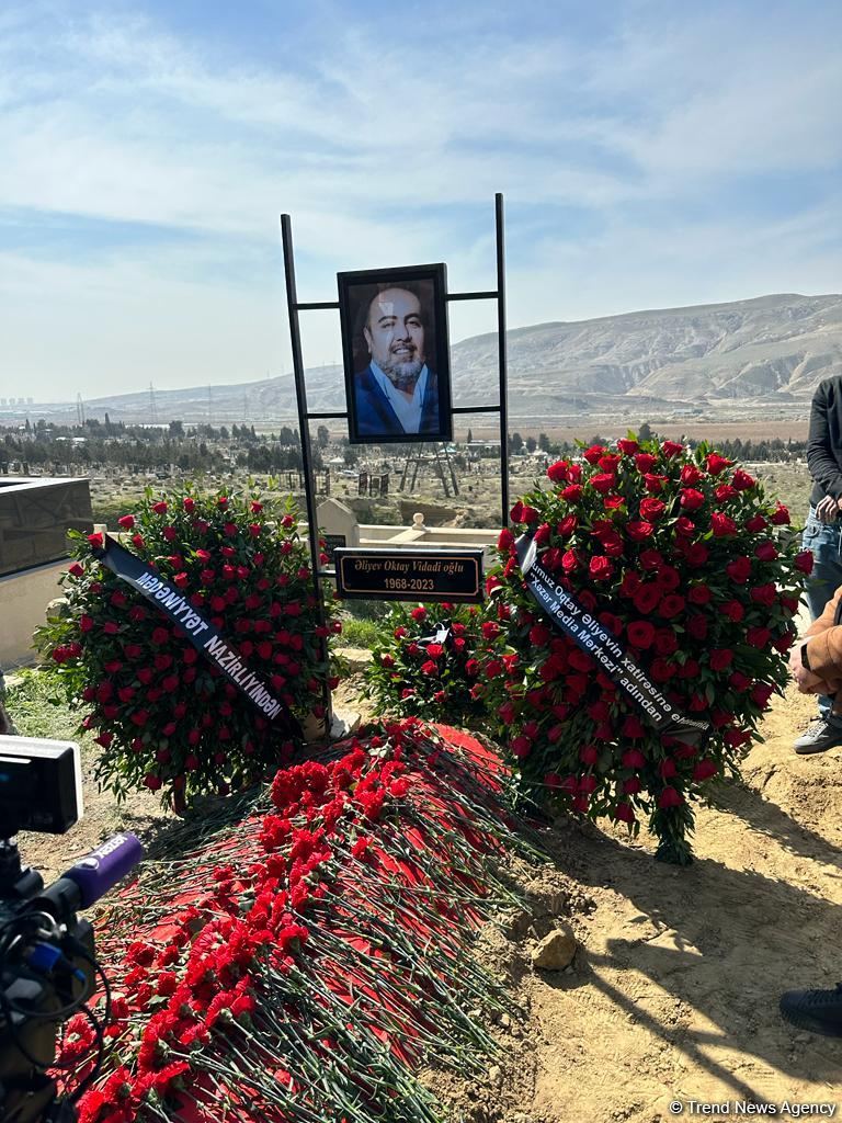 Qəzada həlak olan Oqtay Əliyev dəfn olunub (FOTO)