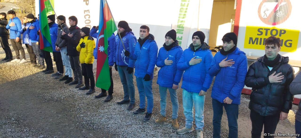 Laçın-Xankəndi yolunda etiraz aksiyası 102 gündür davam edir (FOTO)