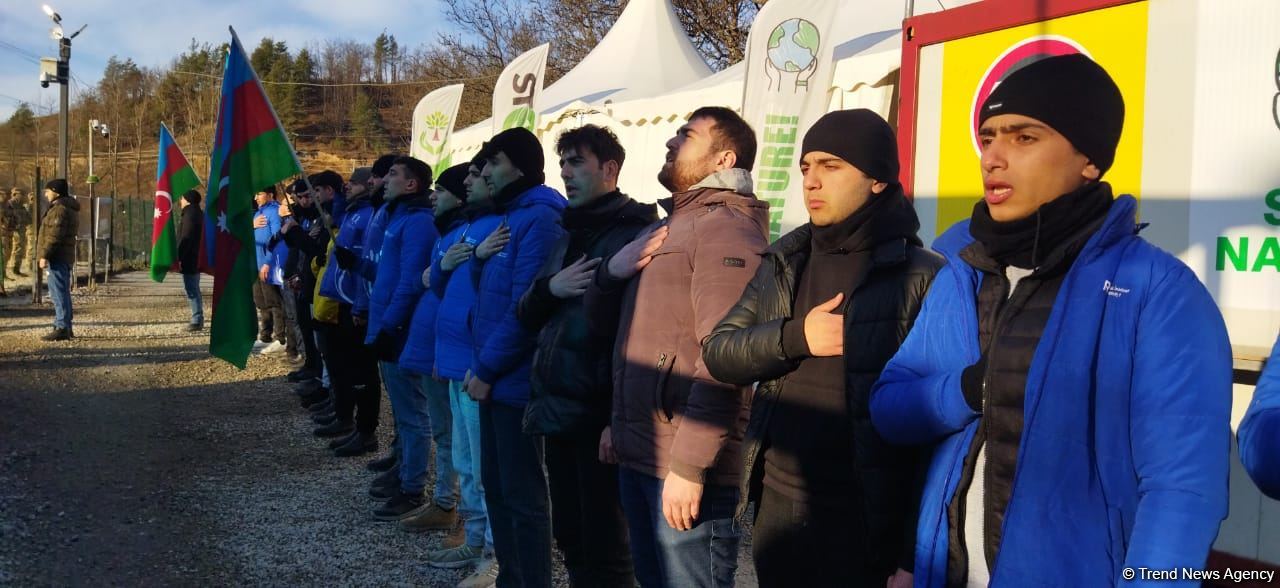 Laçın-Xankəndi yolunda etiraz aksiyası 102 gündür davam edir (FOTO)