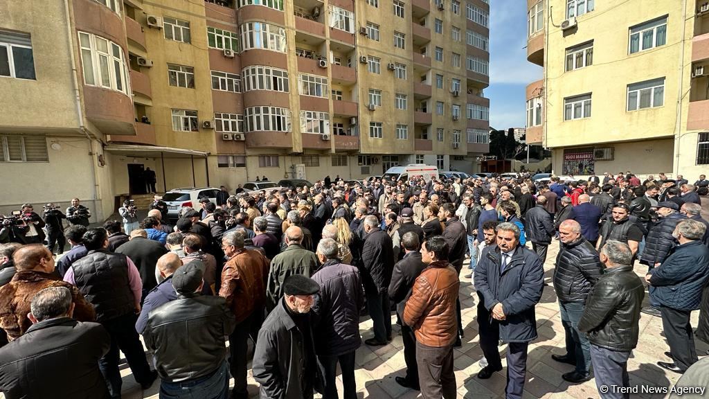 Oqtay Əliyevlə vida mərasimi keçirilib (FOTO)