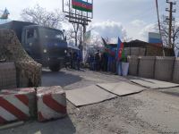 Sülhməramlılara aid 19 maşın Laçın yolundan maneəsiz keçib (FOTO)