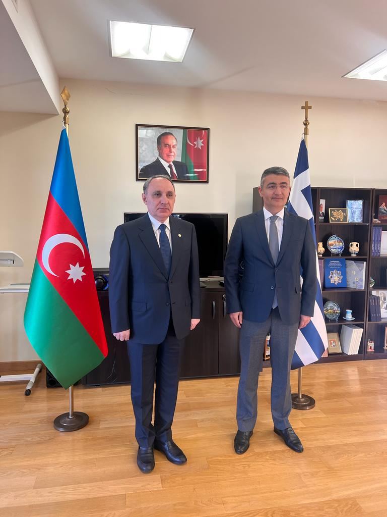 Baş prokuror Yunanıstanda işgüzar səfərdə olub (FOTO)
