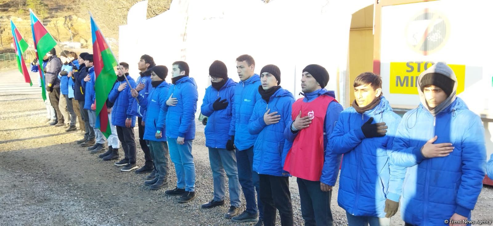 Laçın-Xankəndi yolunda etiraz aksiyası 103 gündür davam edir (FOTO)