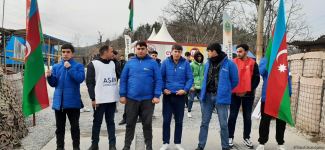 Laçın-Xankəndi yolunda etiraz aksiyası 104 gündür davam edir (FOTO)