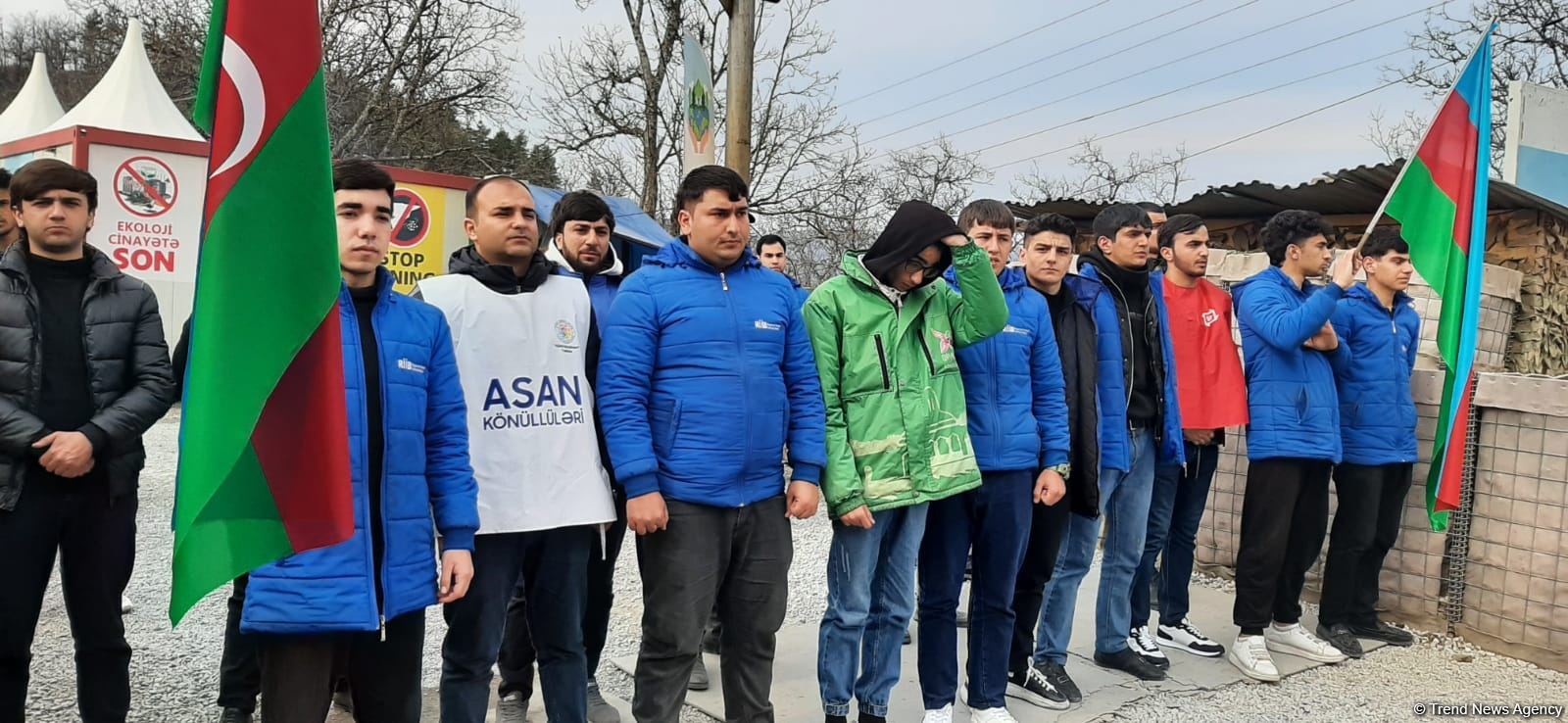 Laçın-Xankəndi yolunda etiraz aksiyası 104 gündür davam edir (FOTO)