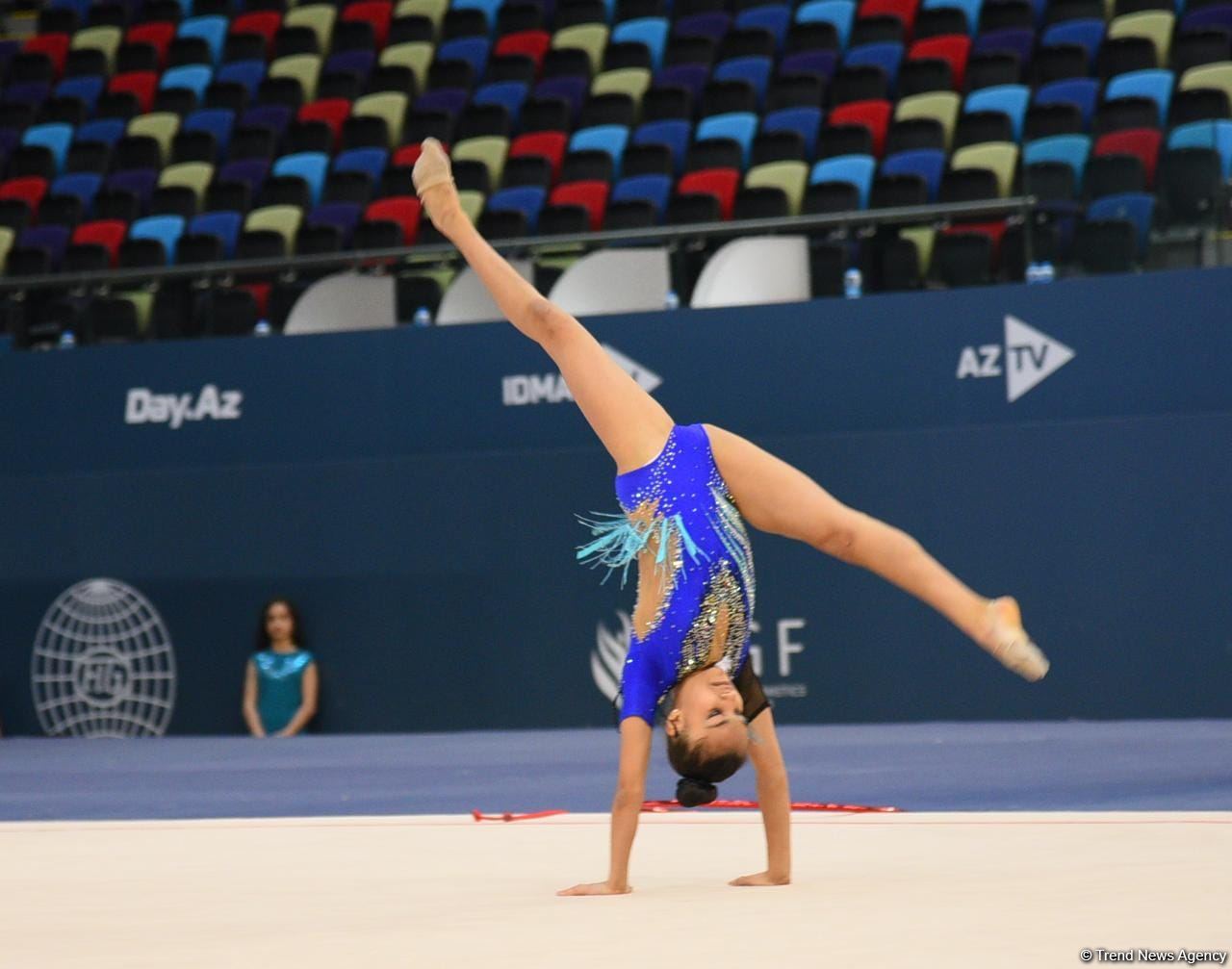 Bakıda bədii gimnastika üzrə 28-ci Azərbaycan çempionatının final gününə start verilib (FOTO)