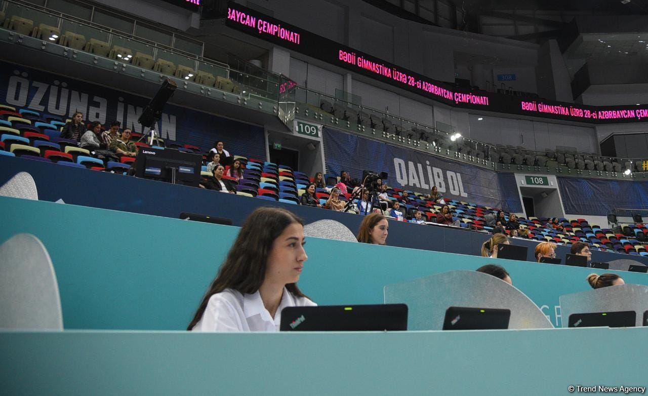 Bakıda bədii gimnastika üzrə 28-ci Azərbaycan çempionatının final gününə start verilib (FOTO)