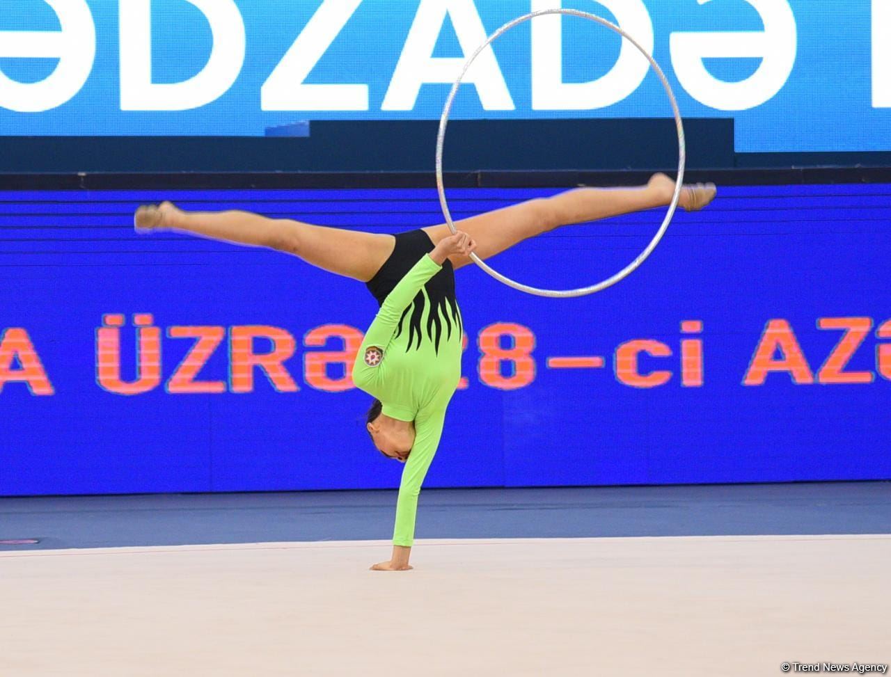 Bakıda bədii gimnastika üzrə 28-ci Azərbaycan çempionatının final gününə start verilib (FOTO)