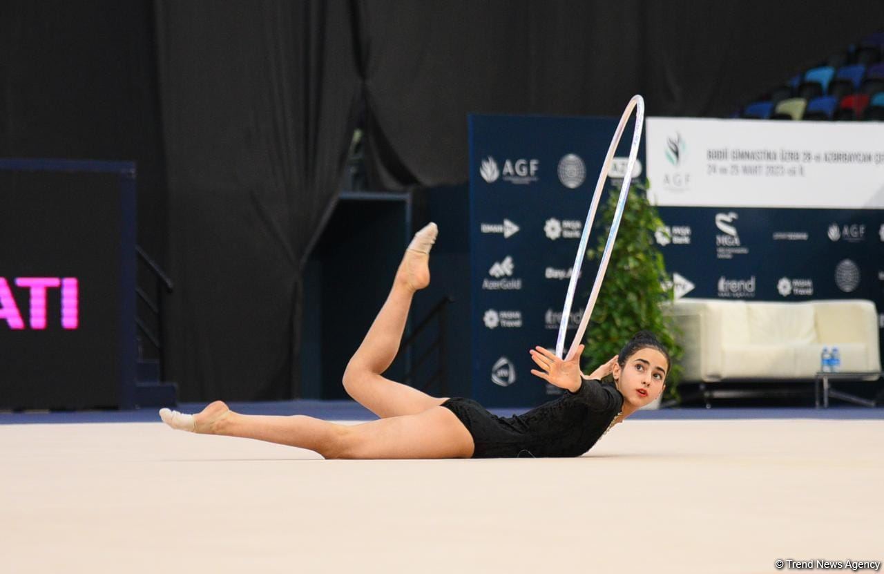 Bakıda bədii gimnastika üzrə 28-ci Azərbaycan çempionatının final gününə start verilib (FOTO)