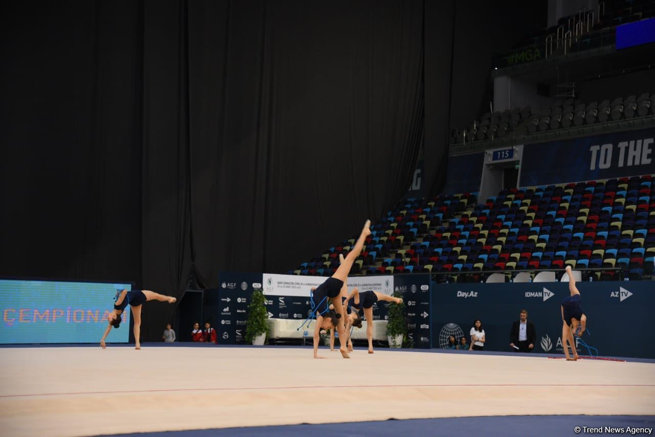 Bakıda bədii gimnastika üzrə 28-ci Azərbaycan çempionatının final gününə start verilib (FOTO)
