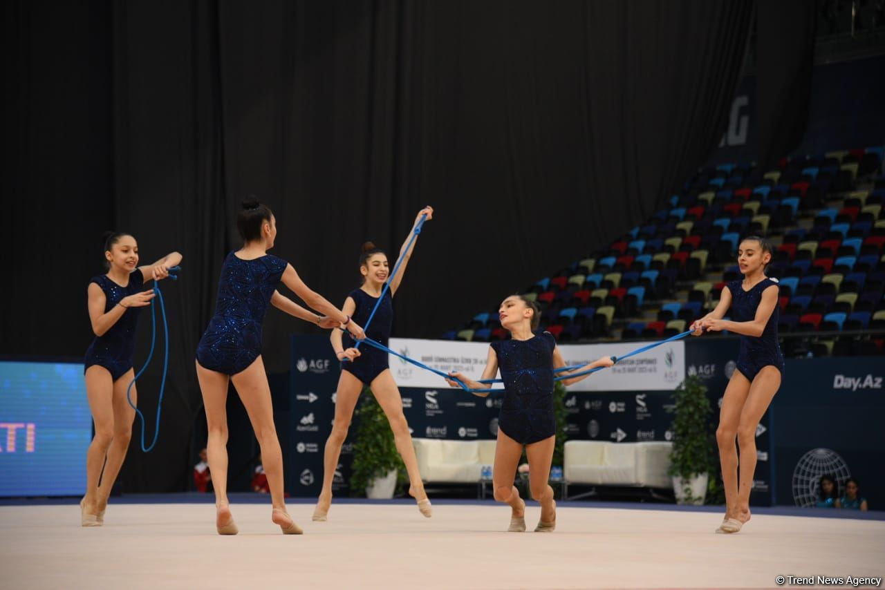 Bakıda bədii gimnastika üzrə 28-ci Azərbaycan çempionatının final gününə start verilib (FOTO)