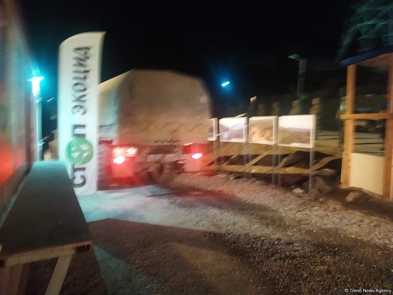 Sülhməramlılara aid 6 maşın Laçın yolundan maneəsiz keçib (FOTO)