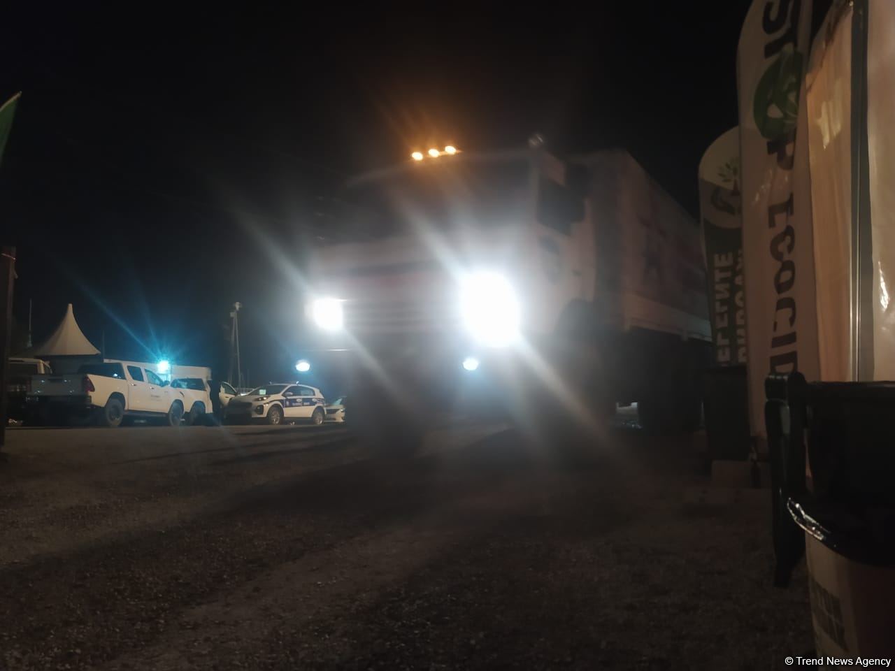 Sülhməramlılara aid 6 maşın Laçın yolundan maneəsiz keçib (FOTO)