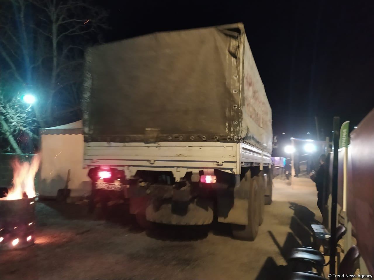 Sülhməramlılara aid 3 maşın Laçın yolundan maneəsiz keçib (FOTO)
