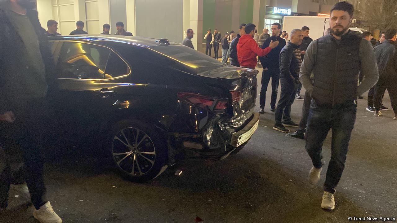 Bakıda zəncirvari qəza baş verib (FOTO)