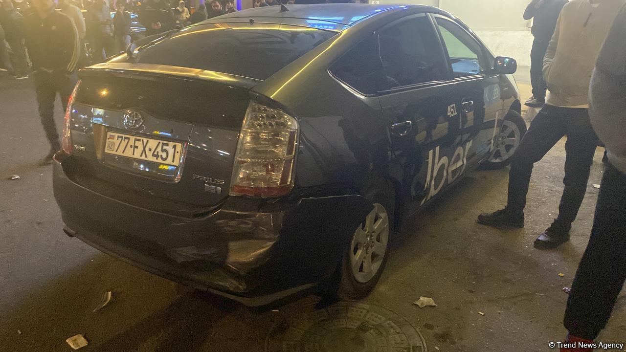 Bakıda zəncirvari qəza baş verib (FOTO)