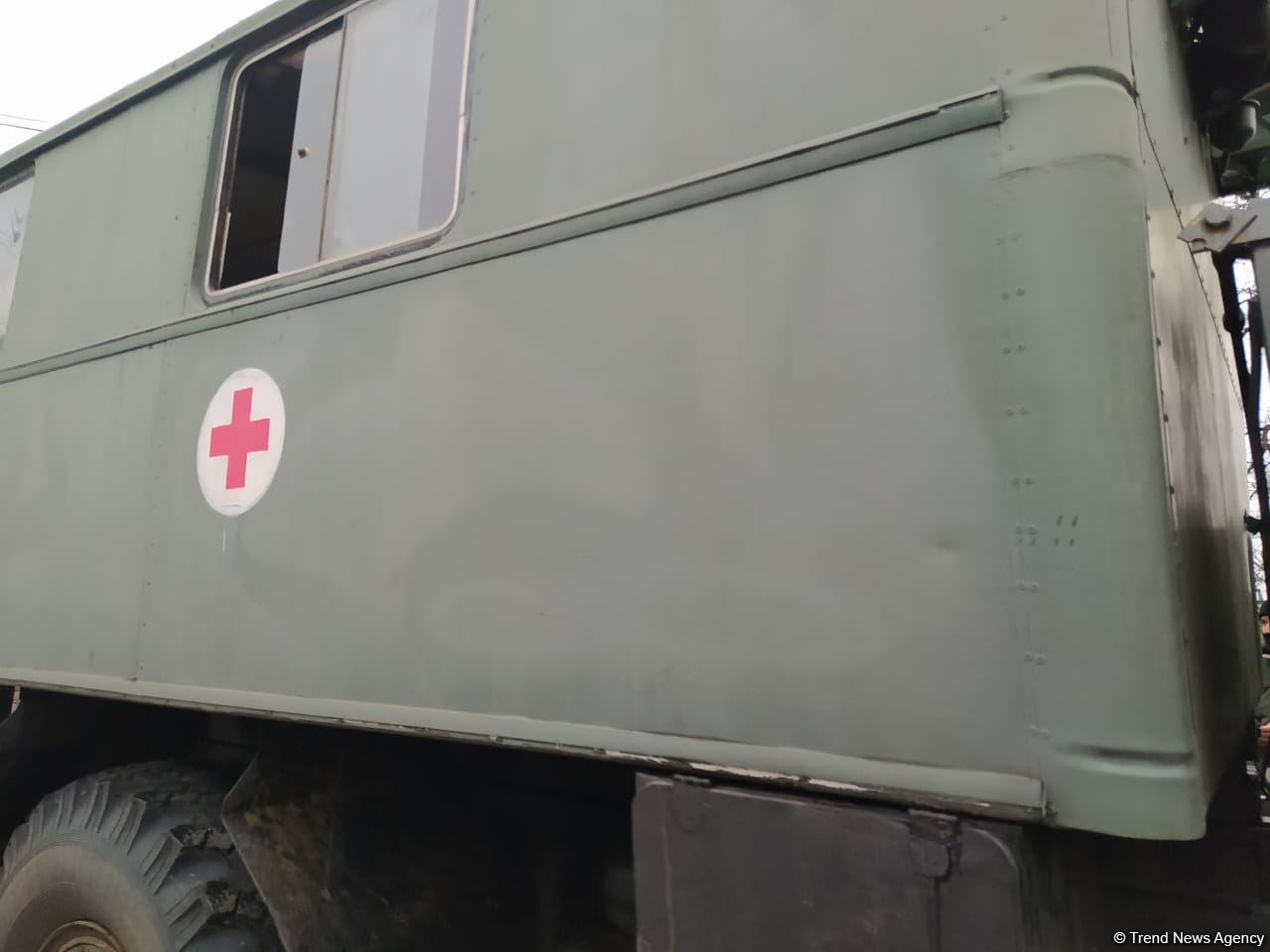 Sülhməramlılara aid tibbi və yük avtomobilləri Laçın yolundan maneəsiz keçib (FOTO)