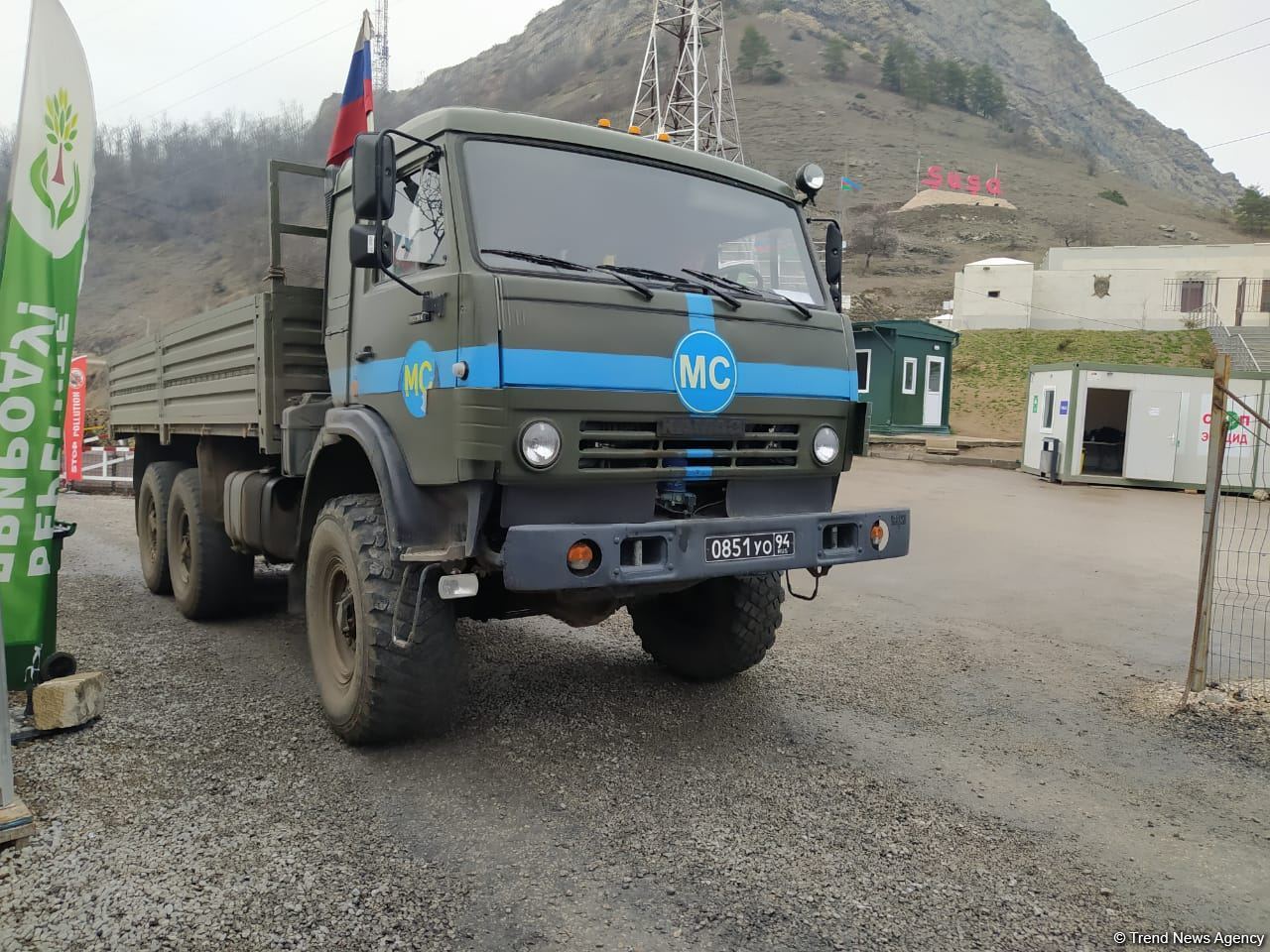 Sülhməramlılara aid 3 avtomobil Laçın yolundan maneəsiz keçib (FOTO)