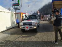 BQXK-ya məxsus avtomobillər Laçın yolundan keçib (FOTO)