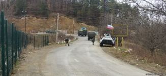 Sülhməramlılara aid iki yük avtomobili Laçın yolundan maneəsiz keçib (FOTO)