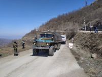 Sülhməramlılara aid 63 maşın Laçın yolundan maneəsiz keçib (FOTO)
