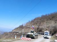 Sülhməramlılara aid 63 maşın Laçın yolundan maneəsiz keçib (FOTO)