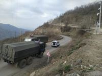 Sülhməramlılara aid 45 maşın Laçın yolundan maneəsiz keçib (FOTO)