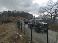 Sülhməramlılara aid 45 maşın Laçın yolundan maneəsiz keçib (FOTO)