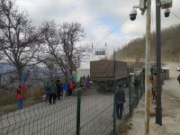Sülhməramlılara aid 45 maşın Laçın yolundan maneəsiz keçib (FOTO)
