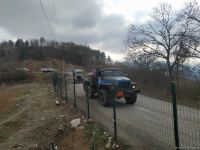 Sülhməramlılara aid 45 maşın Laçın yolundan maneəsiz keçib (FOTO)