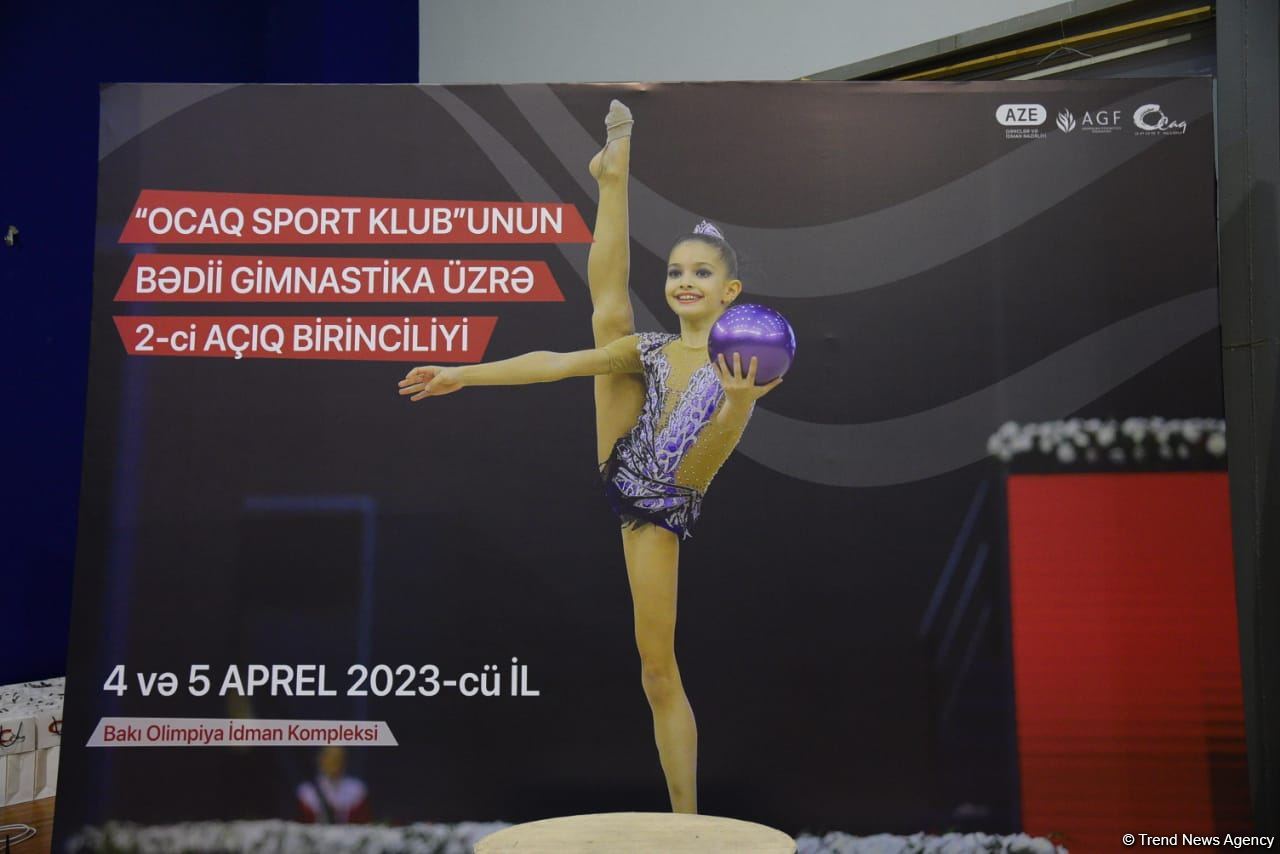 Bakıda “Ocaq Sport” klubunun bədii gimnastika üzrə 2-ci açıq birinciliyinə start verilib (FOTO)
