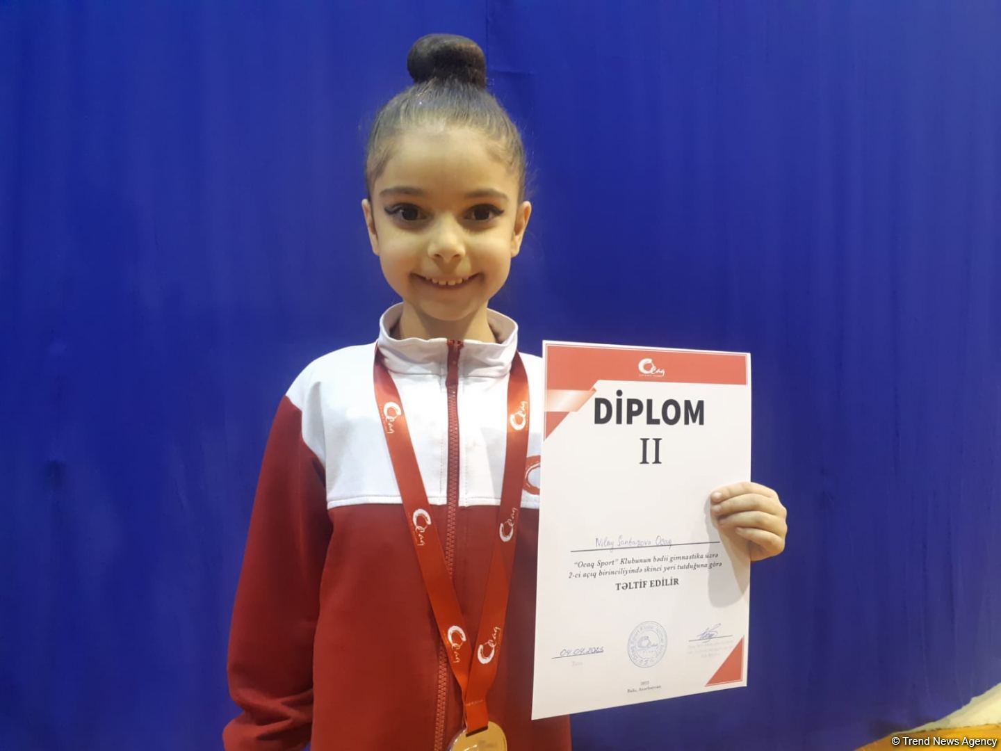 Bədii gimnastika ən gözəl idman növüdür - “Ocaq Sport” klubunun açıq birinciliyinin mükafatçısı