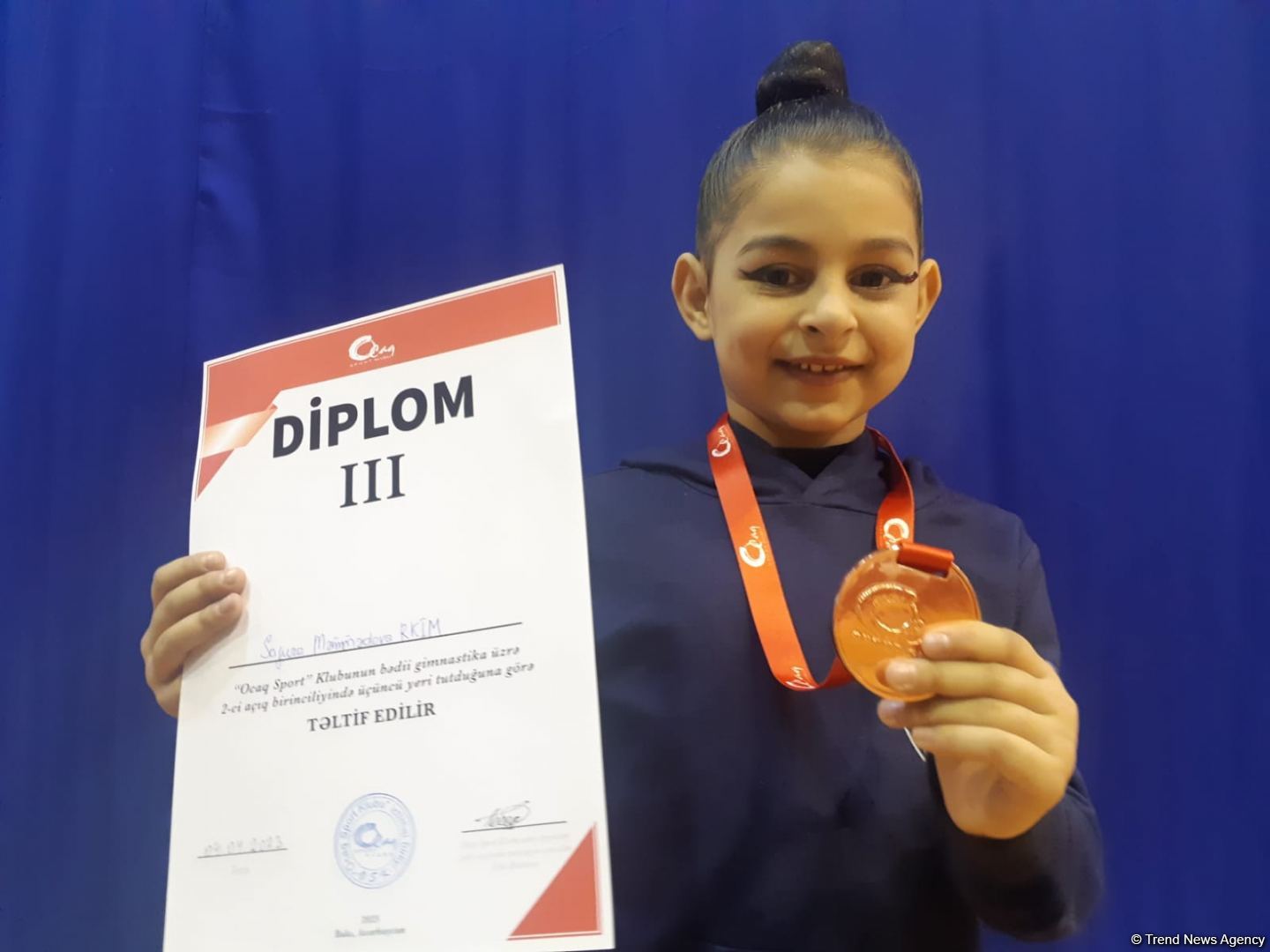 Çalışacağam ki, növbəti yarışlarda qızıl medal qazanım - Bədii gimnastika üzrə yarışların "bürünc" mükafatçısı