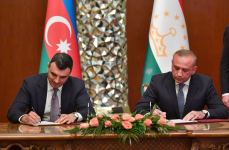 Azərbaycan-Tacikistan sənədləri imzalanıb (FOTO/VİDEO) (YENİLƏNİB)