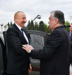 Azərbaycan Prezidenti İlham Əliyevin Düşənbədə rəsmi qarşılanma mərasimi olub (FOTO/VİDEO)