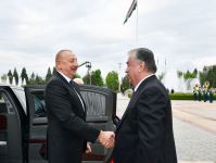 Azərbaycan Prezidenti İlham Əliyevin Düşənbədə rəsmi qarşılanma mərasimi olub (FOTO/VİDEO)