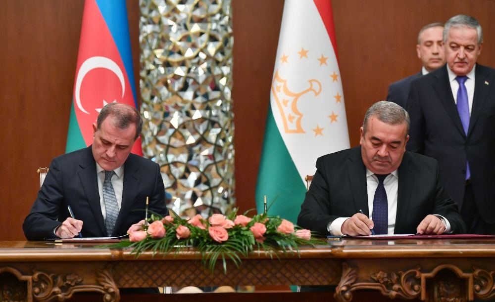 Azərbaycan-Tacikistan sənədləri imzalanıb (FOTO/VİDEO) (YENİLƏNİB)